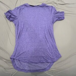 lululemon athletica license to train Purple Short Sleeve Tee